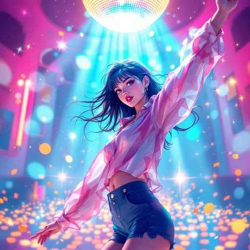 Neon Disco Dancer