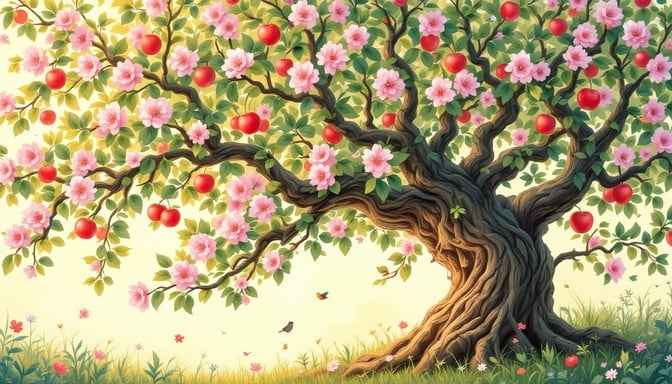 Blooming Apple Paradise Blooming Apple Paradise