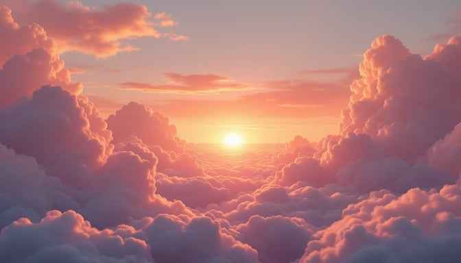 Heavenly Golden Sunset Heavenly Golden Sunset