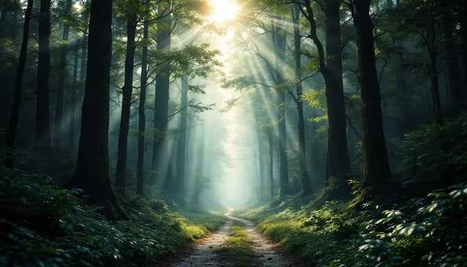 Mystical Forest Path