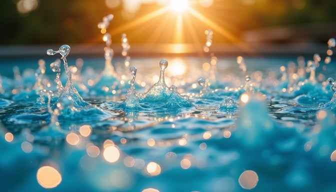Sunlit Aqua Effervescence