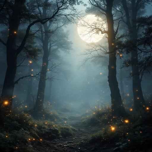 Enchanted Moonlit Forest Enchanted Moonlit Forest