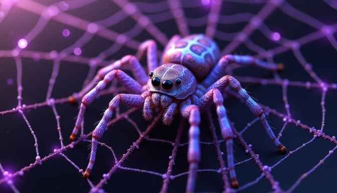 Luminous Spider Web Luminous Spider Web