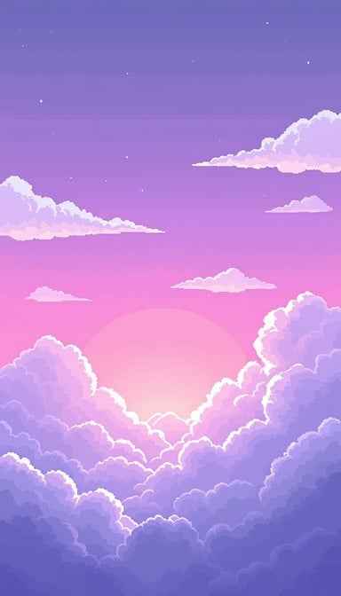 Dreamy Purple Skies
