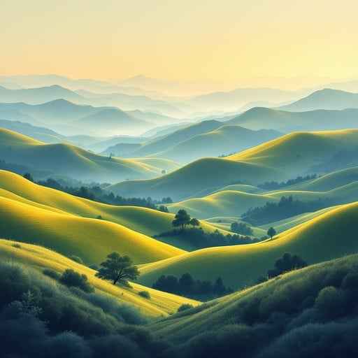 Golden Hills Sunset
