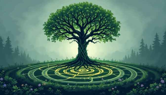 Sacred Spiral Tree