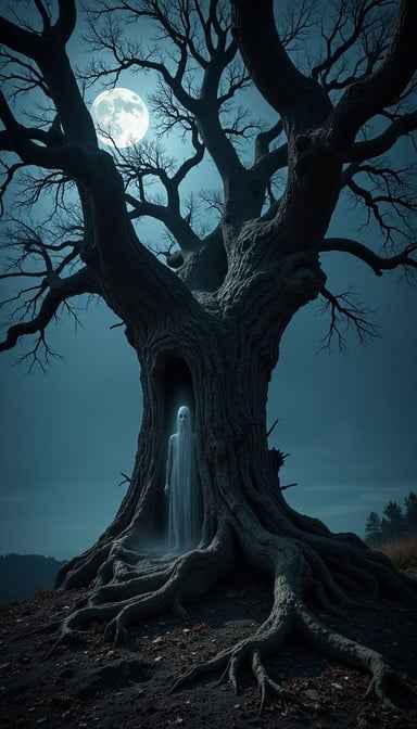 Moonlit Spirit Tree