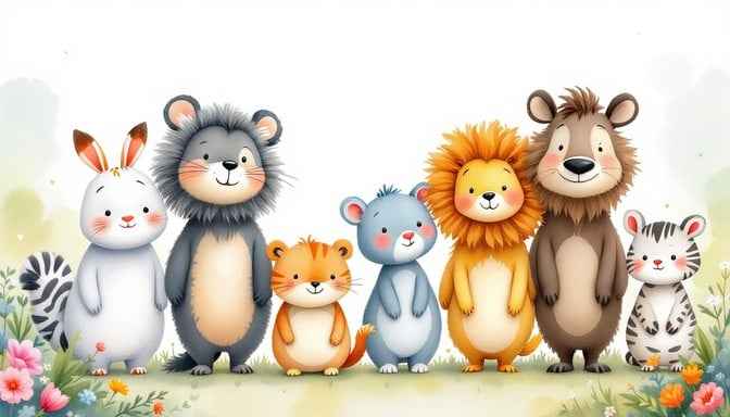 Adorable Animal Friends Adorable Animal Friends