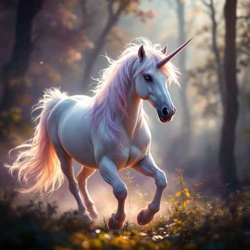 Mystical Unicorn Prances