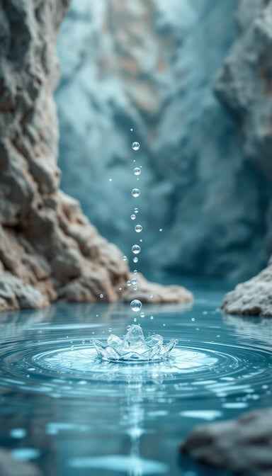 Cascading Water Pearls