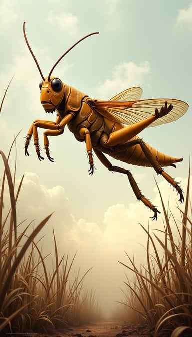 Majestic Locust Leap