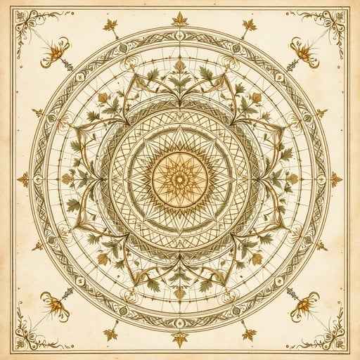 Sacred Nature Mandala Sacred Nature Mandala
