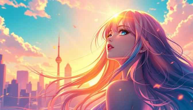 Sunset Anime Dreams