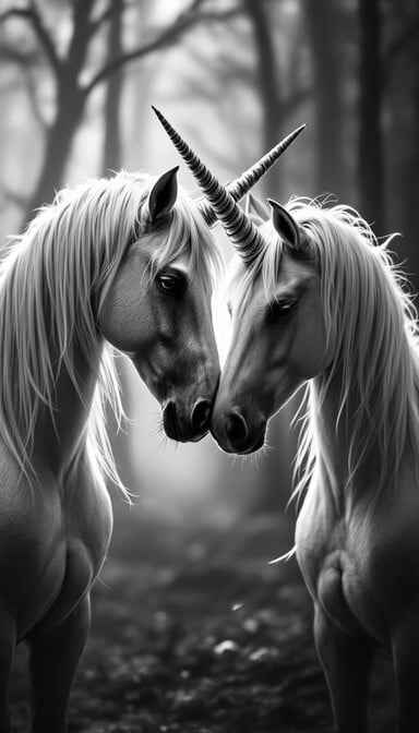Unicorns Touch Horns