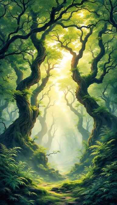 Mystical Forest Path