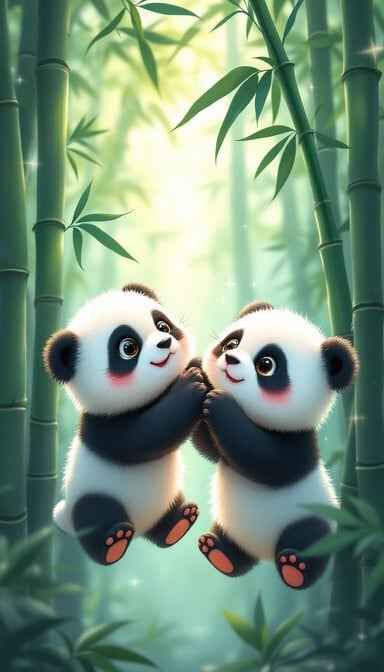 Playful Panda Friends Playful Panda Friends