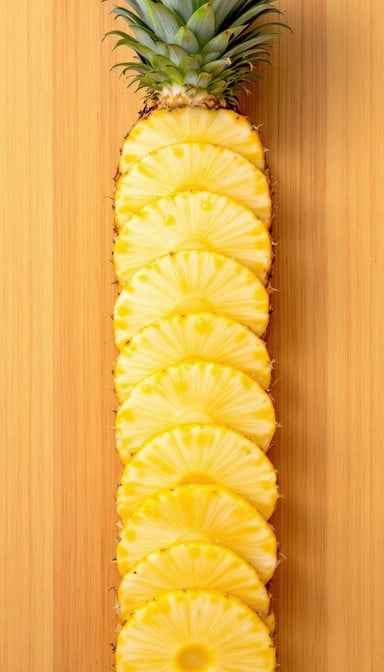 Sliced Pineapple Cascade