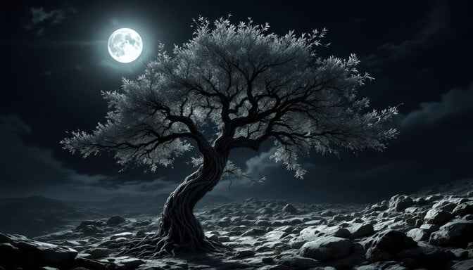 Moonlit Gothic Tree Moonlit Gothic Tree
