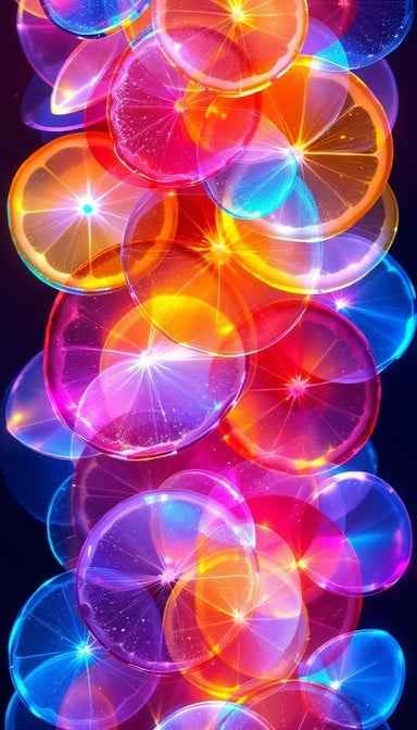 Prismatic Citrus Glow