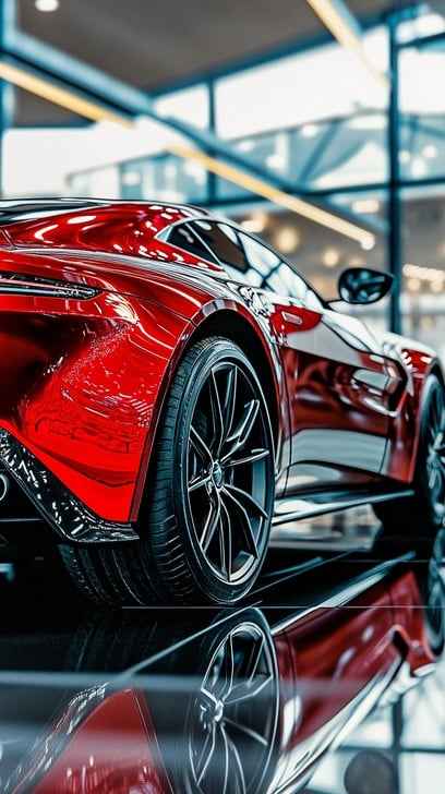 Sleek Red Car Sleek Red Car