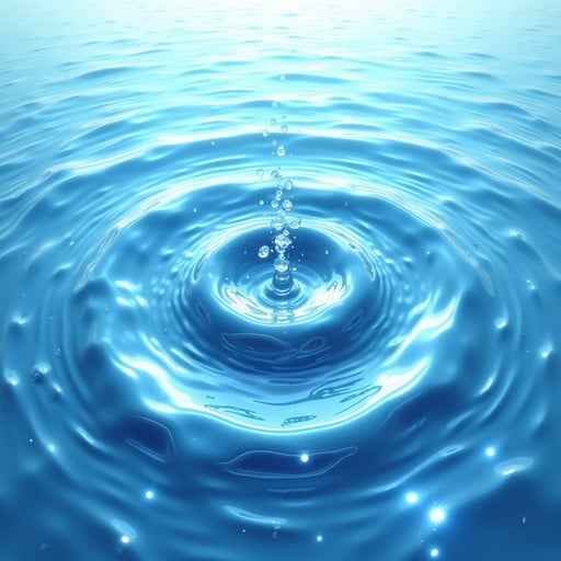 Rippling Blue Serenity