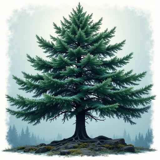 Majestic Evergreen Sentinel Majestic Evergreen Sentinel