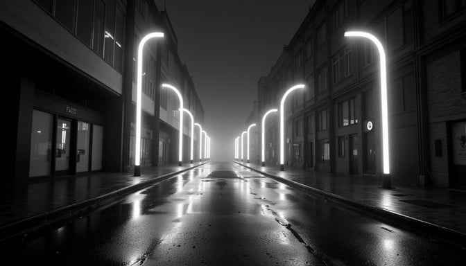 Luminous Urban Corridor Luminous Urban Corridor