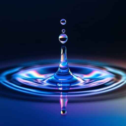 Elegant water drop