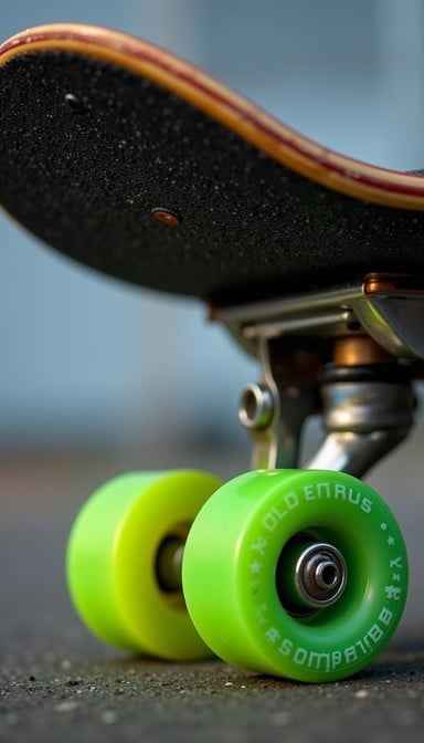 Green Skateboard Wheels