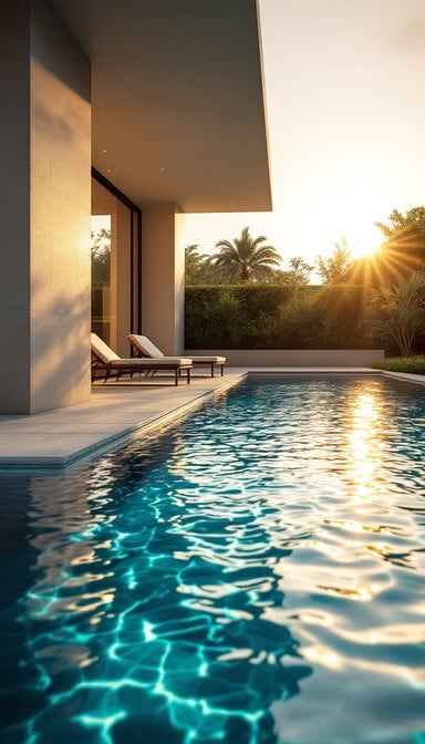 Sunset Pool Paradise Sunset Pool Paradise