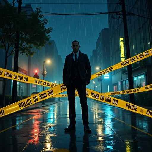 Crime Scene Silhouette
