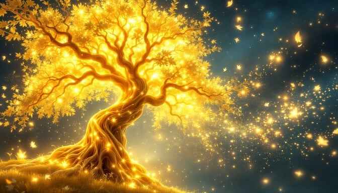 Magical Golden Tree Magical Golden Tree