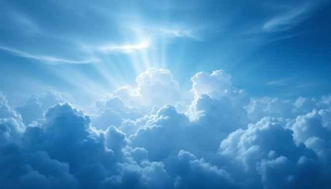 Heavenly Azure Light Heavenly Azure Light
