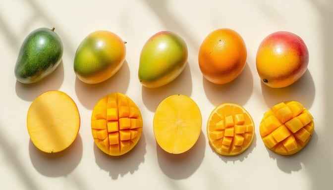 Mango Color Evolution Mango Color Evolution