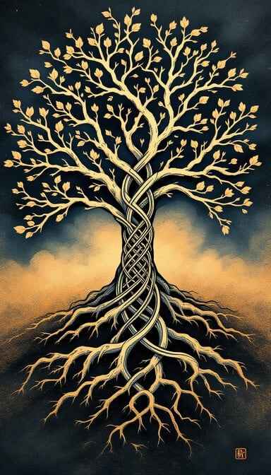 Sacred Golden Tree