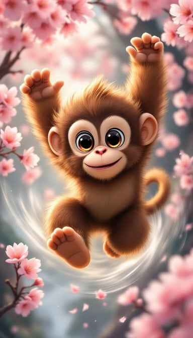 Playful Monkey Joy