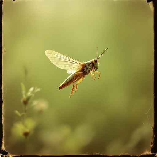 Leaping Grasshopper Flight Leaping Grasshopper Flight