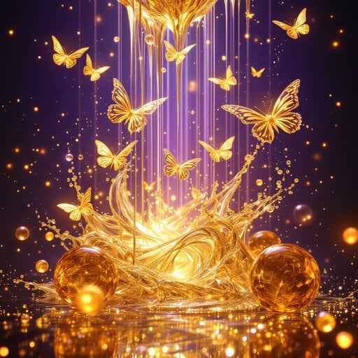 Golden Butterfly Magic