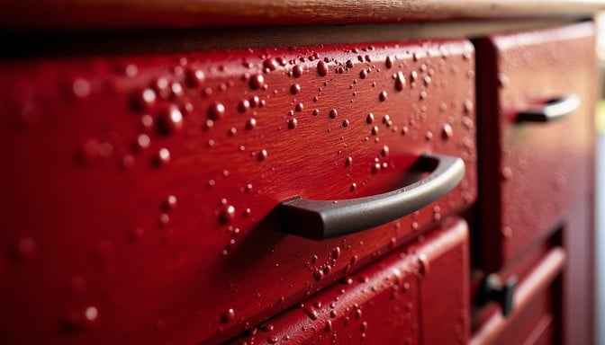Dewy Red Cabinet Dewy Red Cabinet