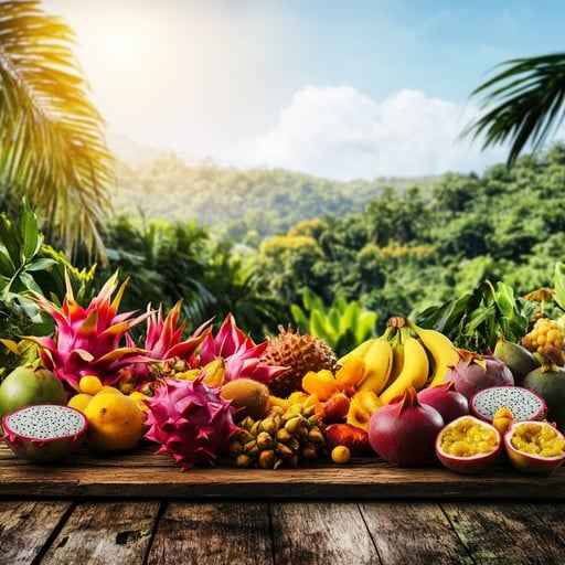 Tropical Fruit Display