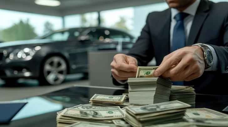 Counting cash stacks