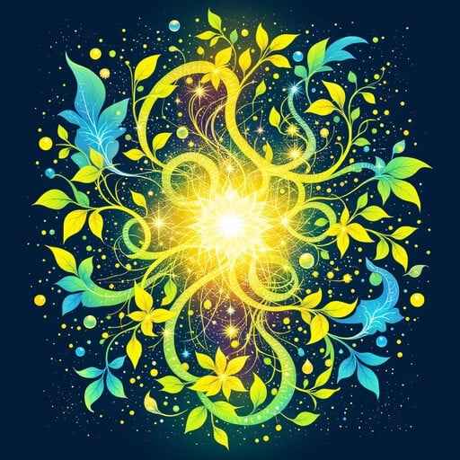 Glowing Nature Mandala