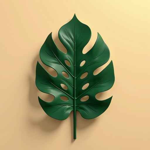 Geometric Monstera Leaf Geometric Monstera Leaf