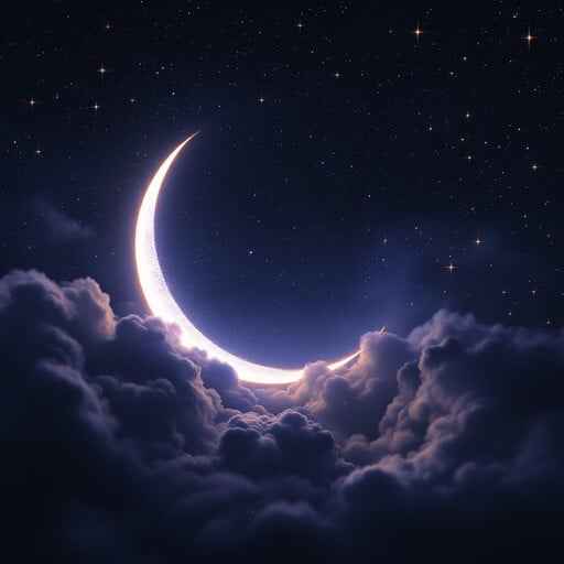 Mystical Crescent Night