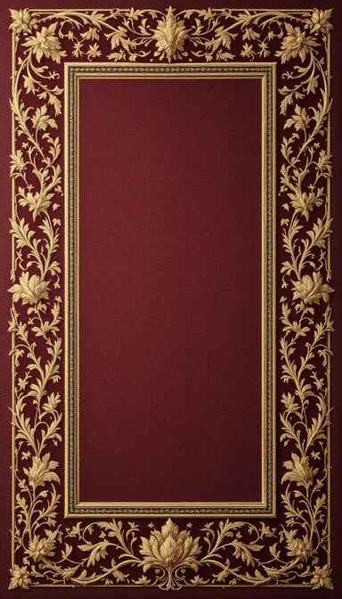Burgundy Gold Tapestry Burgundy Gold Tapestry