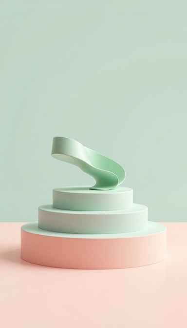 Flowing Mint Sculpture