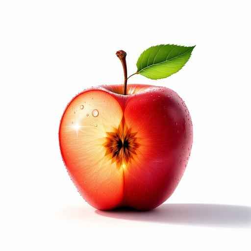 Pristine Red Apple