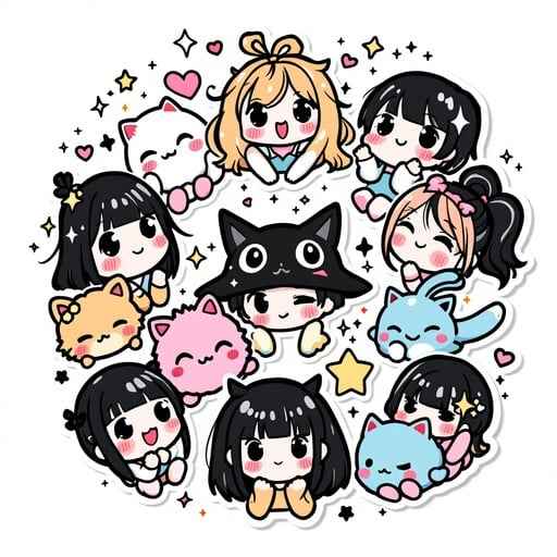 Kawaii Chibi Circle