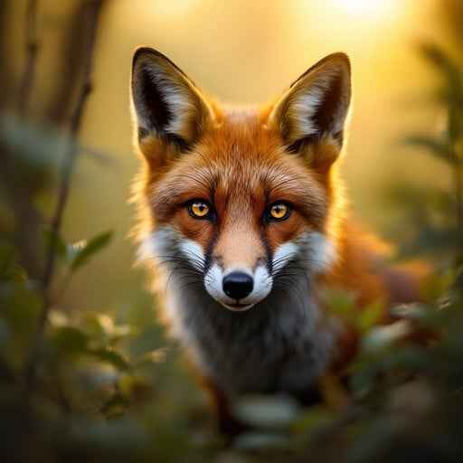 Curious Fox Gazes Curious Fox Gazes