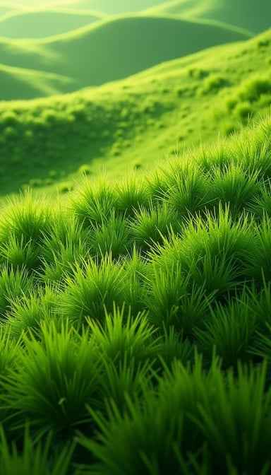Luminous Green Landscape Luminous Green Landscape